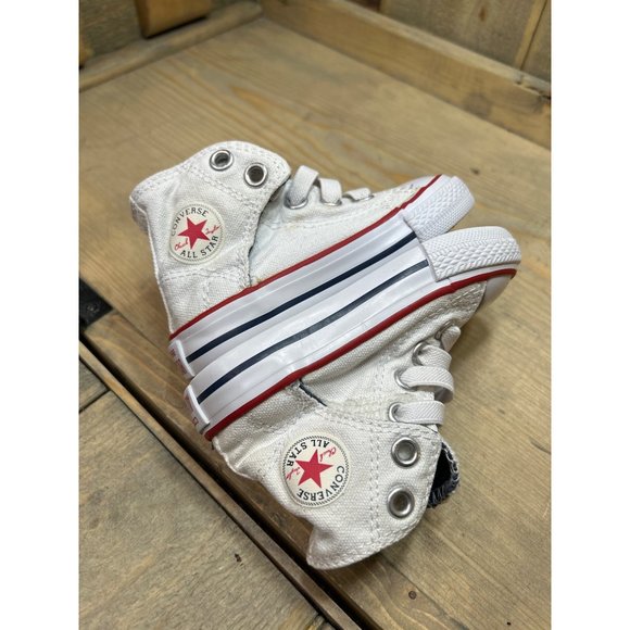 US5 / 12.5cm Converse CT Easy Slip Infant Shoes White-Navy Blue-Red 717663f - Picture 6 of 9